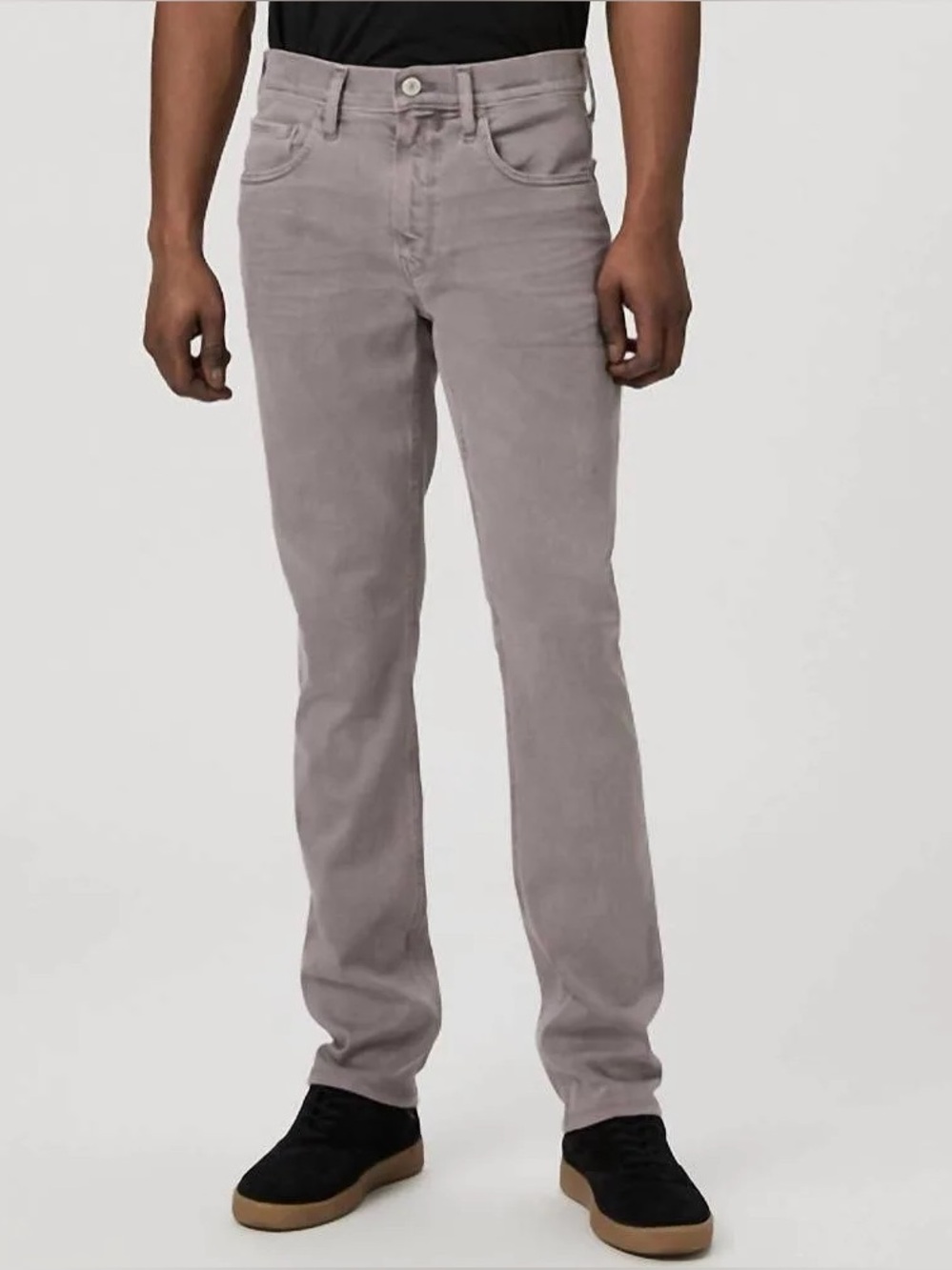 Paige Federal Gray Slim Straight Jeans 34 x 32